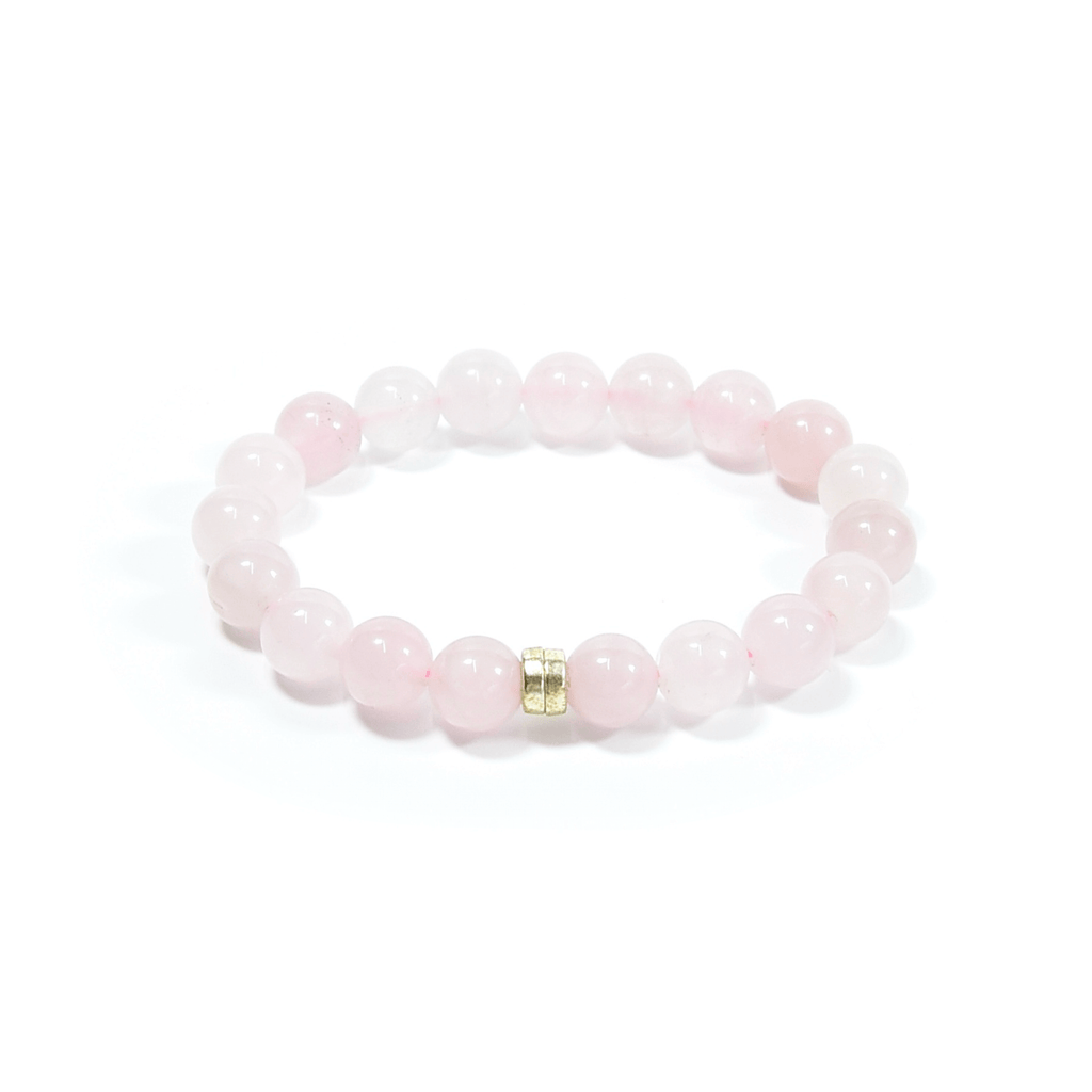 Rose Quartz Bead Bracelet