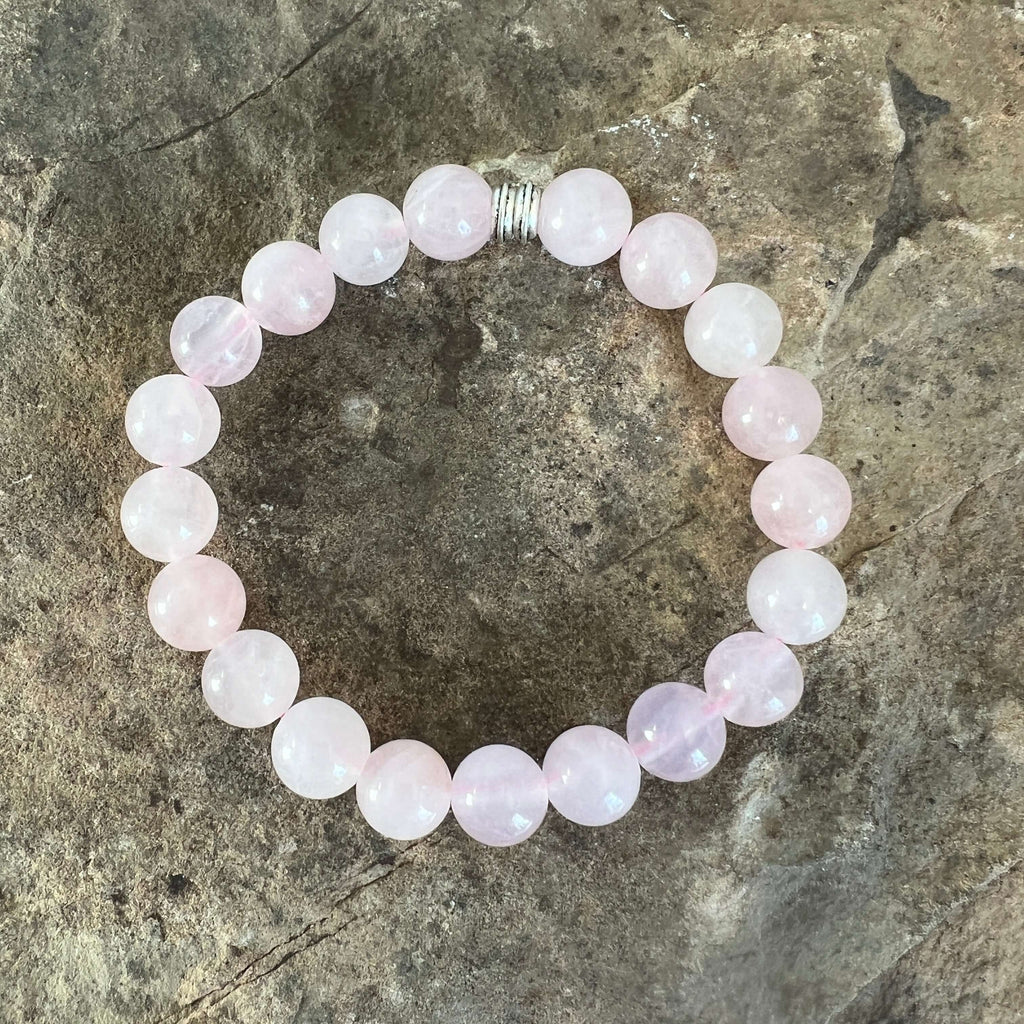 Rose Quartz Bead Bracelet